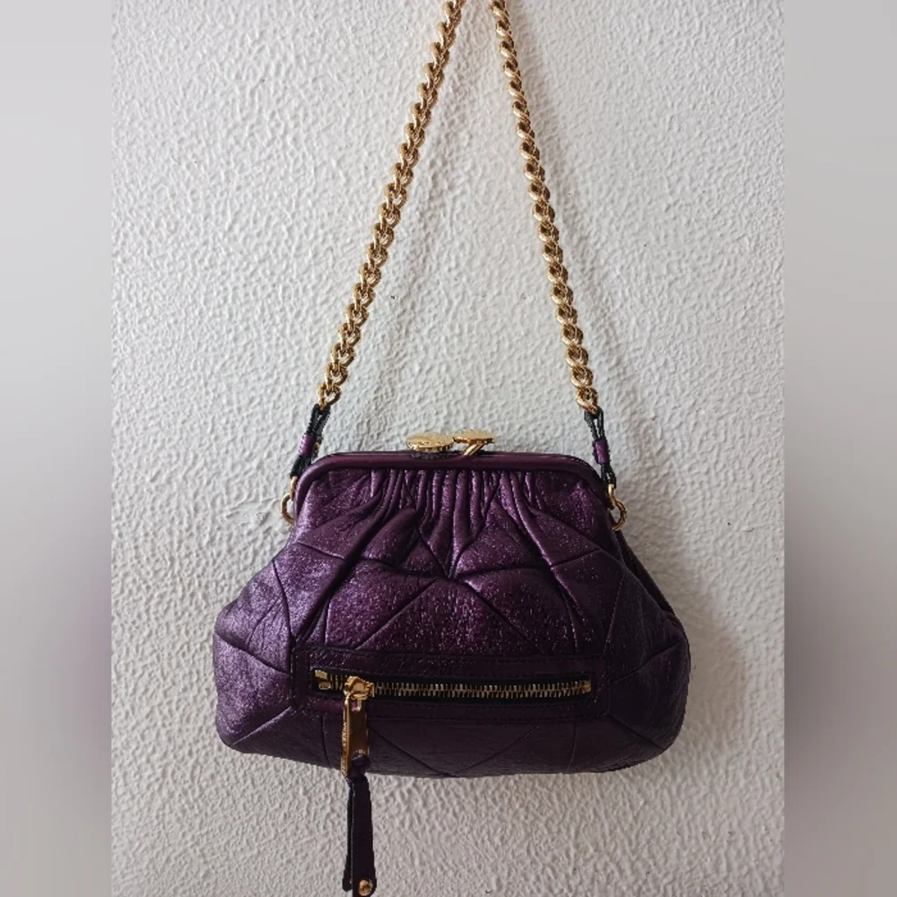 Marc Jacobs Vintage Quilted Purple Shoulder Bag - Picture 5 of 16